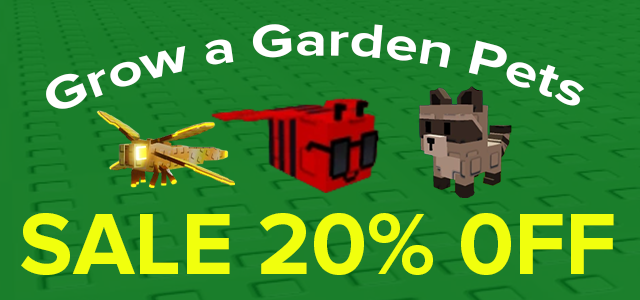 Grow A Garden Pets Bundle,sale 15% off