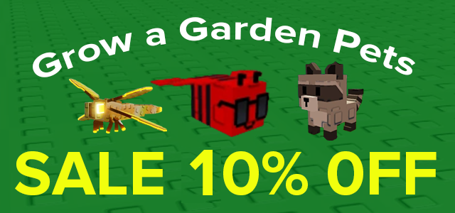 Grow A Garden Pets Bundle,sale 20% off