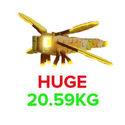 Grow a Garden Items All Server Dragonfly (HUGE) (20.59KG Age 41)