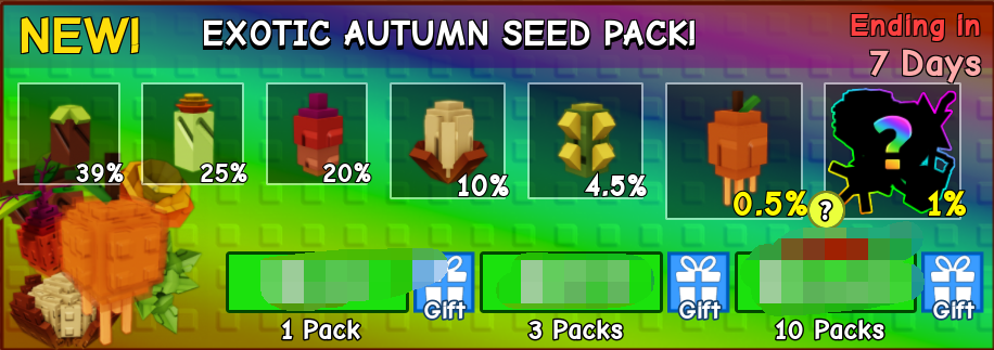 Exotic Autumn Seed Pack