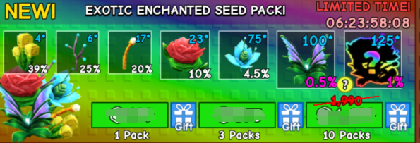 Exotic Enchanted Seed Pack*1