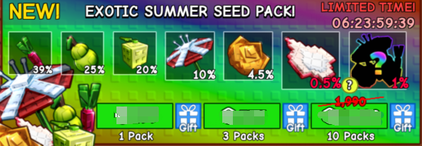 Exotic Summer Seed Pack * 1