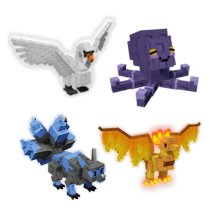 GAG Swan + Mimic Octopus + Corrupted Kitsune + Phoenix Bundle