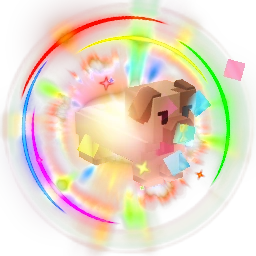 Gigantic Rainbow Hotdog Daschund (HUGE) (281.29KG Age 500)