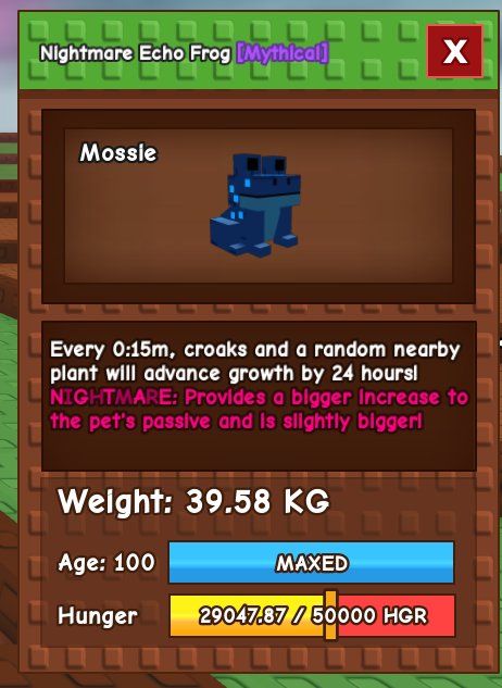 Venom Echo Frog (HUGE) (60-62KG Age 100)