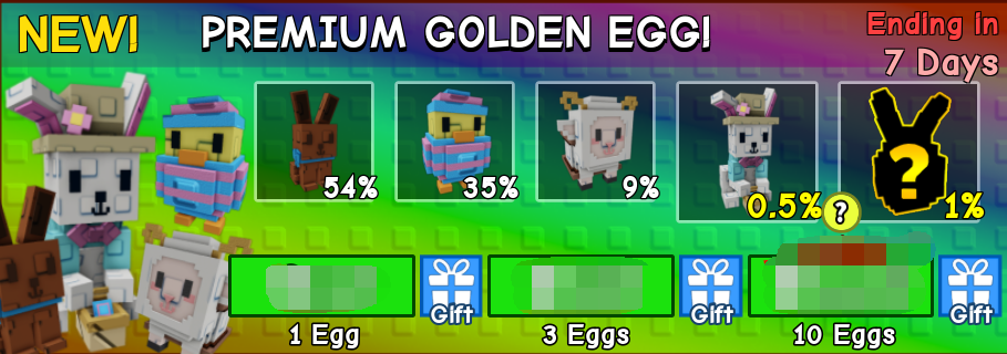 Premium Golden Egg