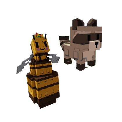 Queen Bee + Raccoon Bundle
