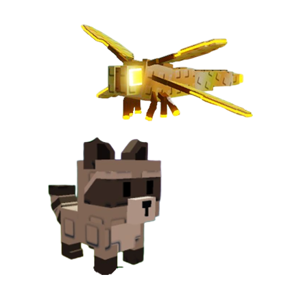 Raccoon + Dragonfly Bundle