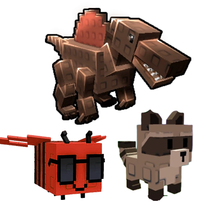 Spinosaurus + Raccoon + Disco Bee Bundle　