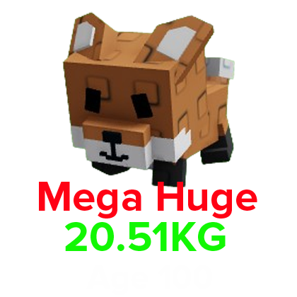 Mega Red Fox (HUGE) (20.51KG Age 100)